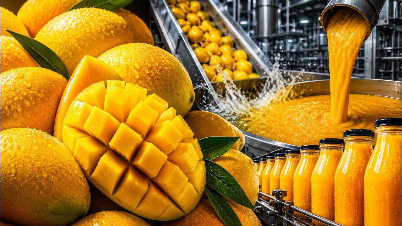 Inside the World's Biggest Mango Export Factory | From Farm to Ship (Full Process)