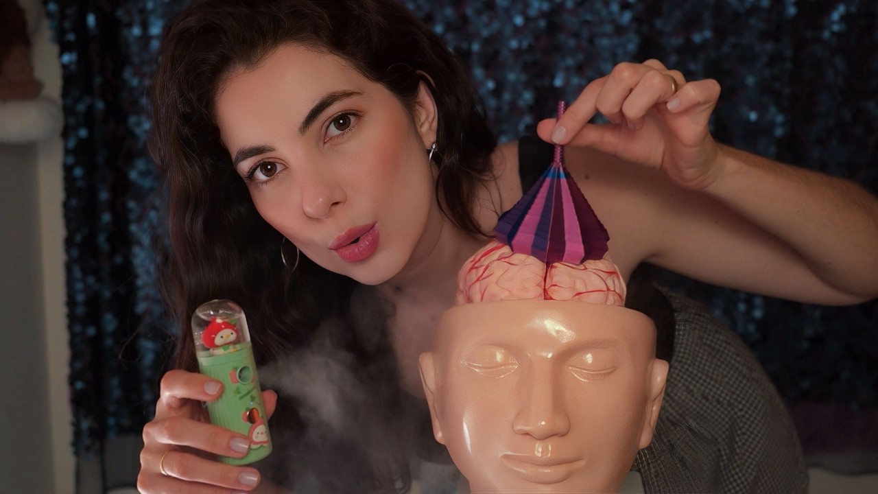 ASMR RESGATANDO SEUS ARREPIOS CEREBRAIS - (gatilhos aplicado no cérebro)