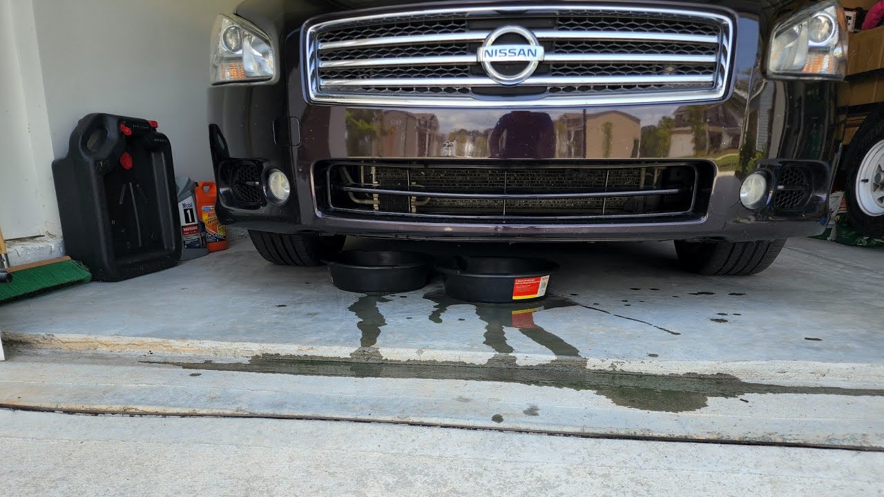 7th Gen Maxima Coolant Leak, Radiator Filler Neck, Radiator Replacement and Front Bumper Removal.