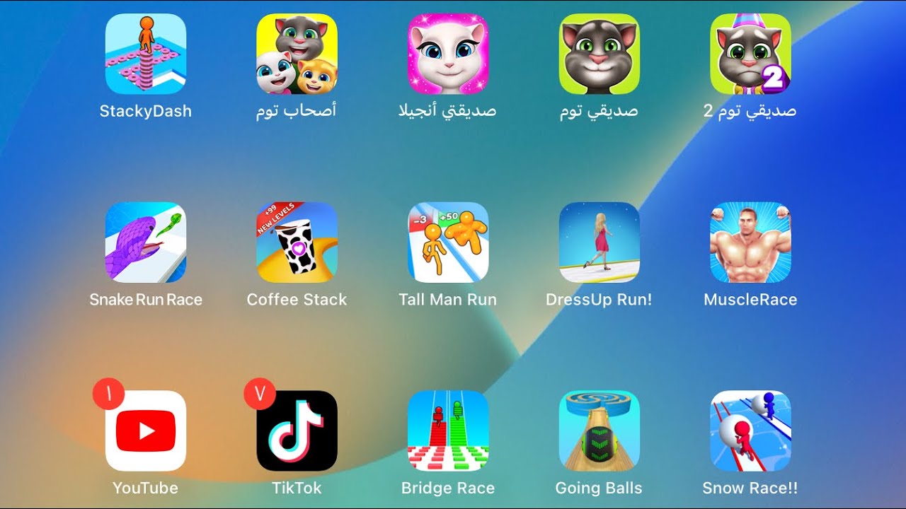 broadcast of the talking cat game and all iPhone games, funny songs, beautiful hashtag