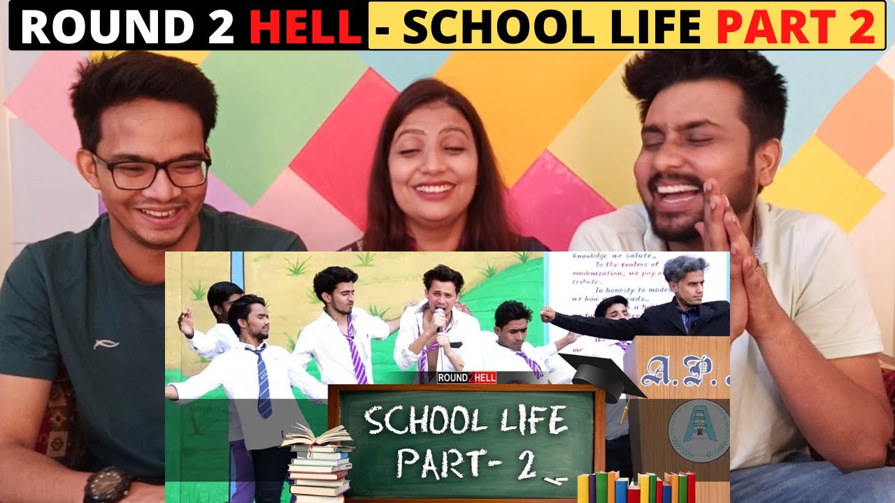 SCHOOL LIFE Part 2 - Round 2 Hell | Indian Reaction | R2H | Trendminati