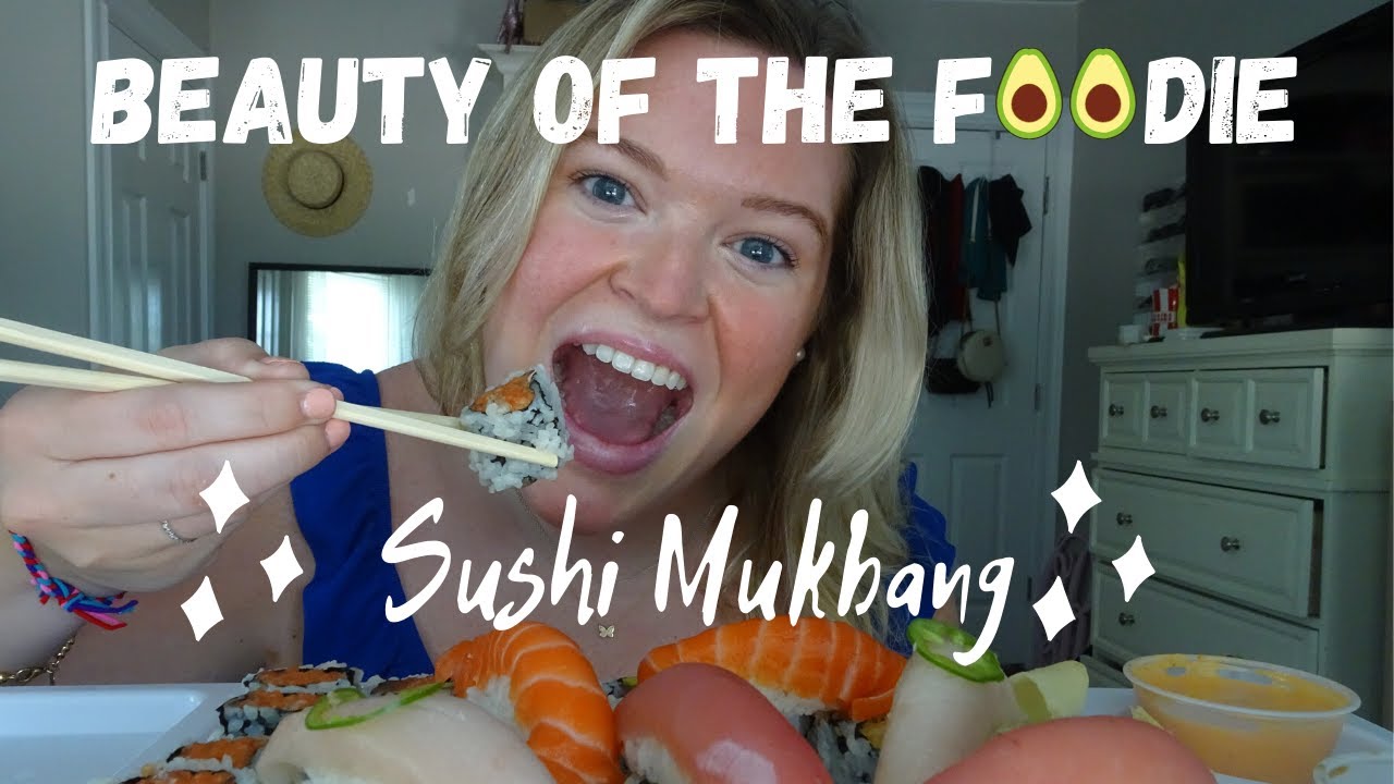 SUSHI MUKBANG Q&A!!