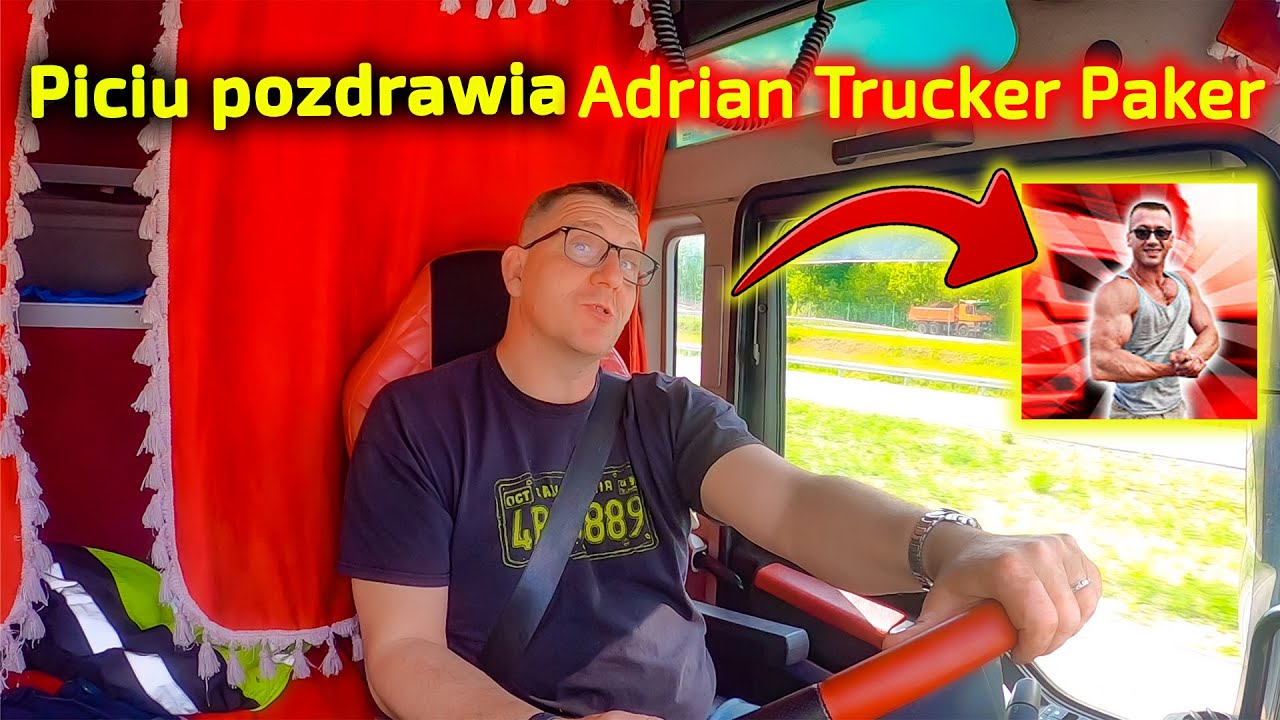 Piciu wiezie pełną ciężar&oacute;wkę maszyn 👉 do jednego klienta 👉 Pozdrawia Adriana z Trucker Paker