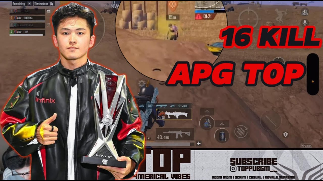 PUBG MOBILE Rerun 4MV 👑 Full MATCH 🔥 😱 🇲🇳 APG TOP 🏆 Let's see how brutal Top was when he was in 4MV