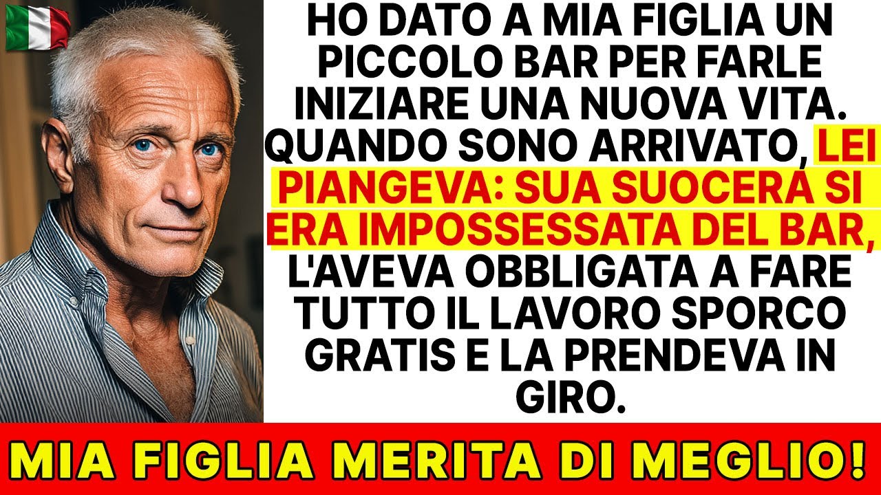 Ho regalato un caffè a mia figlia, ma mia suocera glielo ha rubato e l'ha costretta a lavorare...