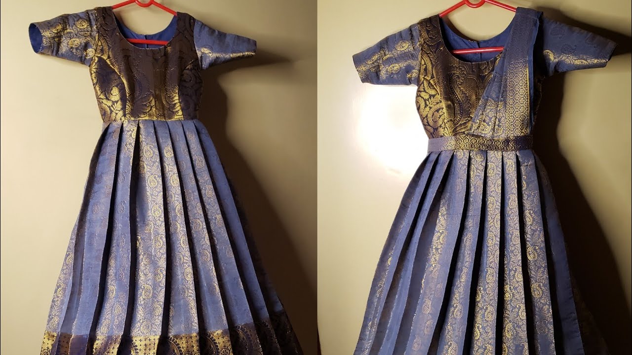 kids 2 in 1 frock cutting and stitching/trending kids frock/latest dupatta design with belt/dupatta