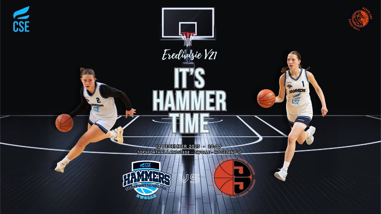 12-12-2025 Eredivisie V21, Landstede Hammers vs Jolly Jumpers. game start at 20:00