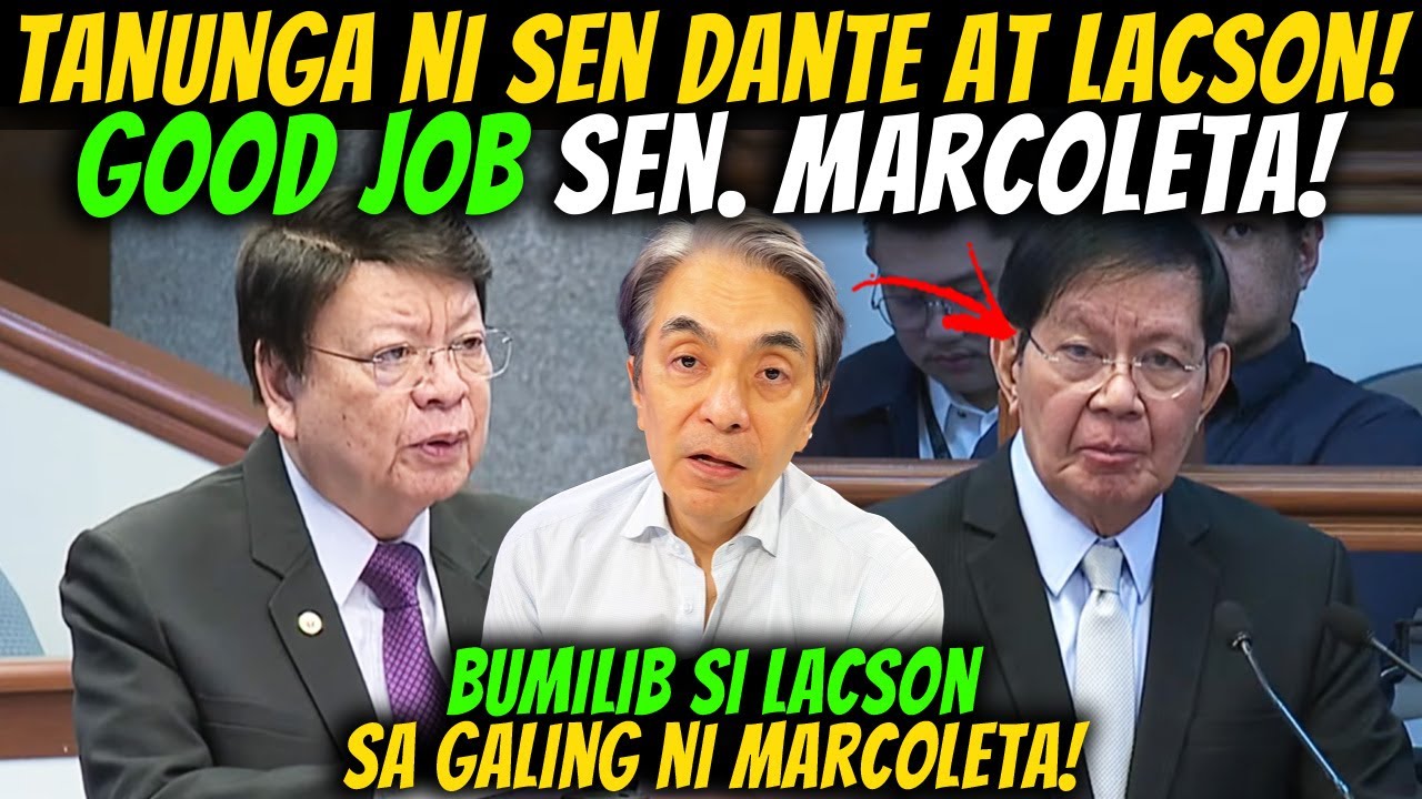 GOOD JOB SEN MARCOLETA! SAGUTAN NI SEN MARCOLETA AT PING LACSON!