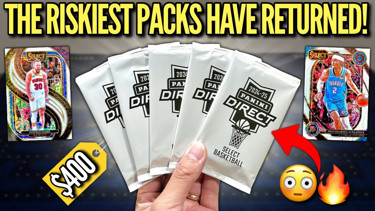 THESE RISKY PACKS FINALLY PAID OFF (BOOM)! 😳🔥 2024-25 Panini Select Basketball White Sparkle Packs