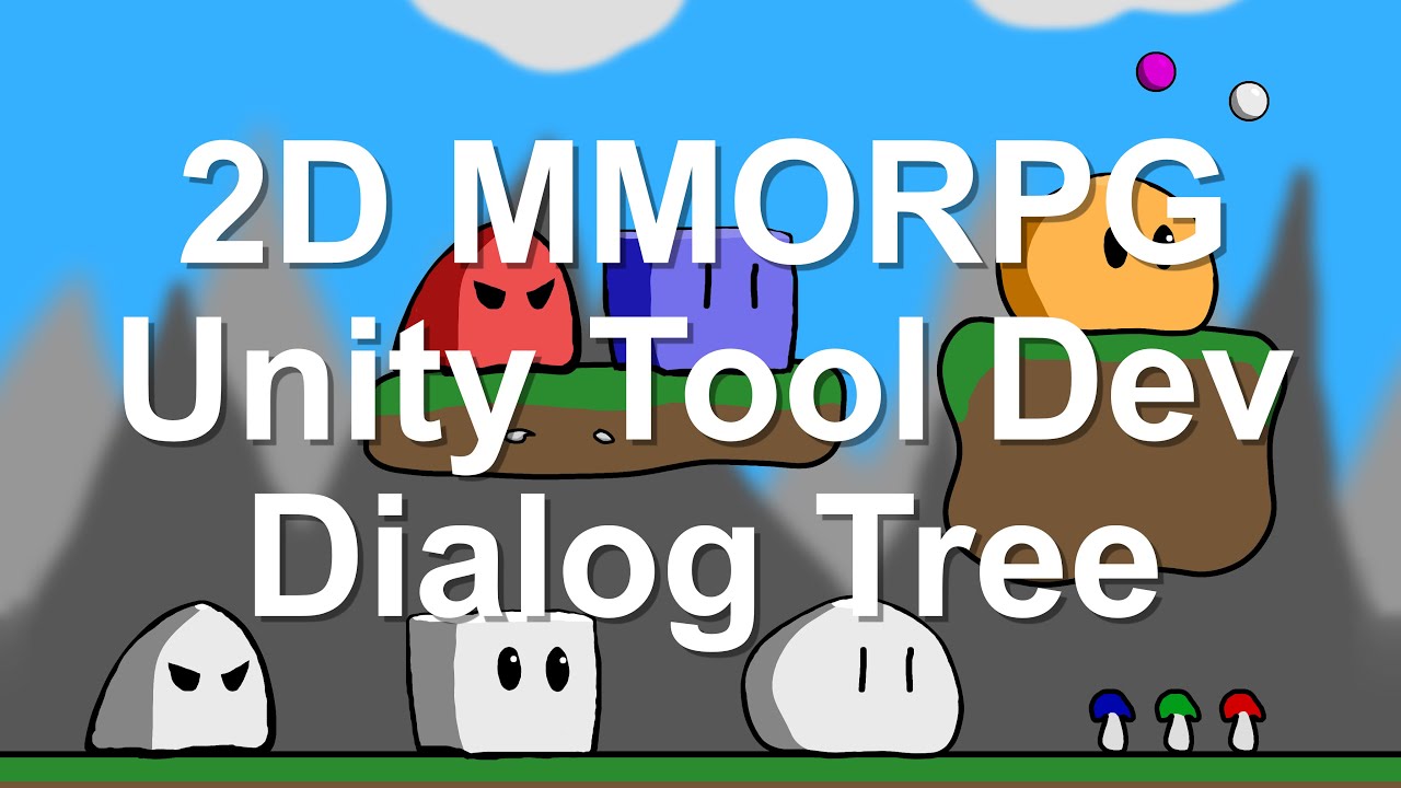 Dialog Tree Tool in Unity of 2D MMORPG Development