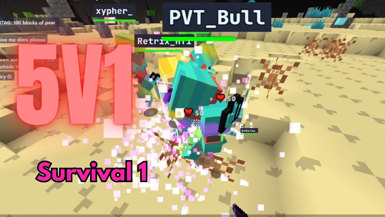I Took A 5v1 On Lobby 1!