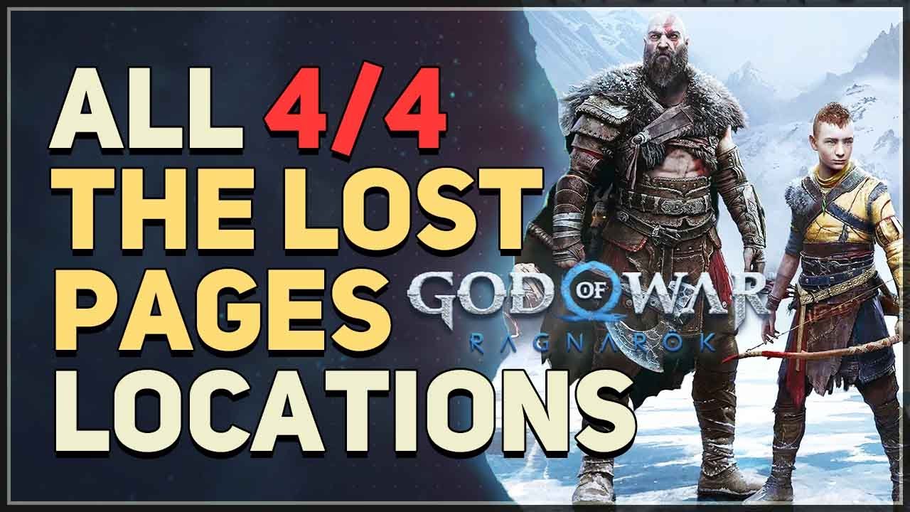 All The Lost Pages Locations God of War Ragnarok