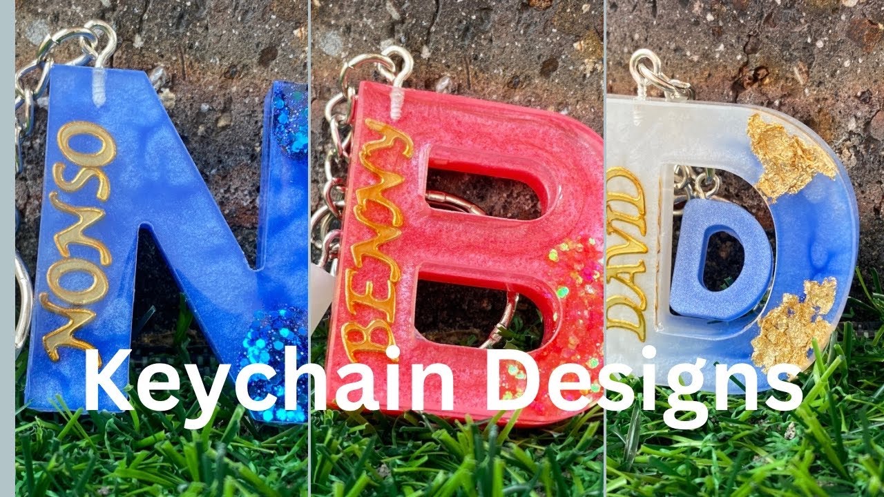 Resin keychain designs + Resin tips