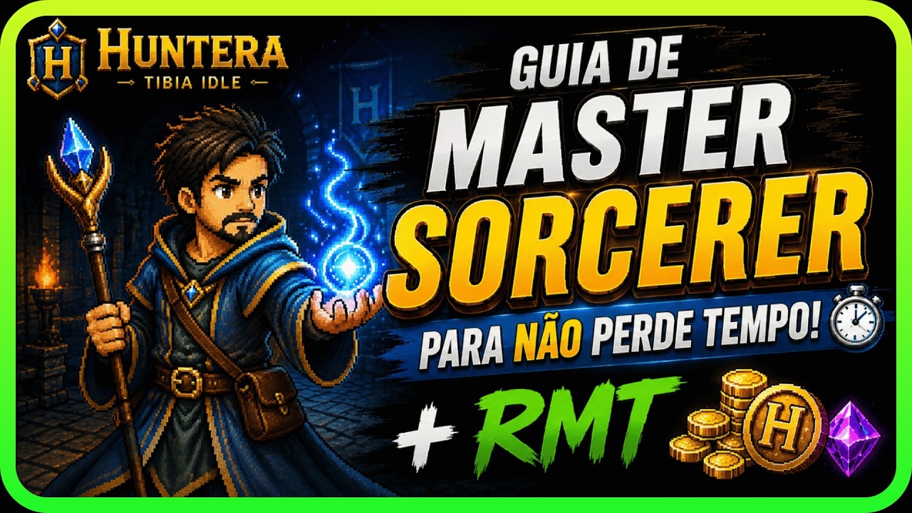 How to Play MASTER SORCERER in HUNTERA: Leveling Routes, Spells and RMT - Tibia Idle