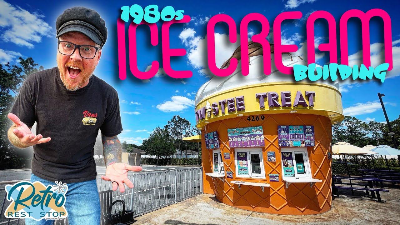 1980’s Ice Cream Cone Building At Twistee Treat In Clermont/Winter Garden Florida | Florida History
