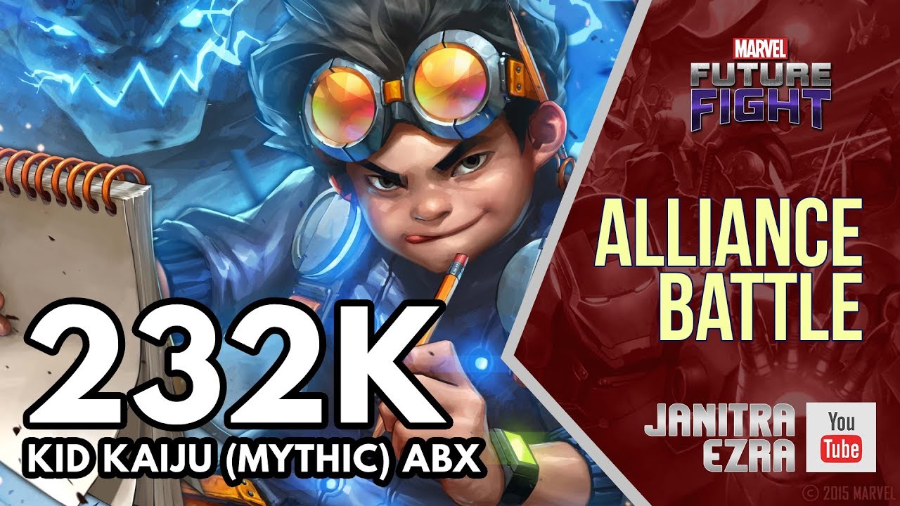 [Marvel Future Fight] Kid Kaiju (Mythic Uniform) Alliance Battle Extreme 232k