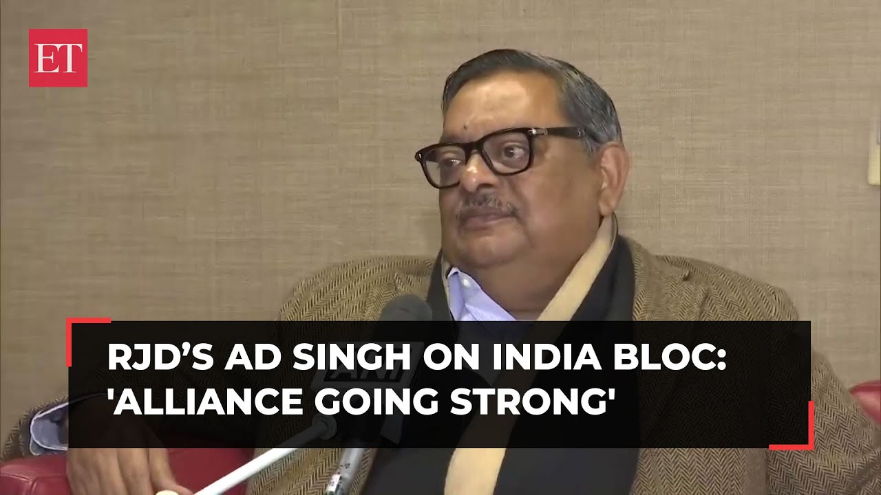 RJD&rsquo;s AD Singh amid political turmoil speculations in INDIA bloc: 'Alliance going strong'