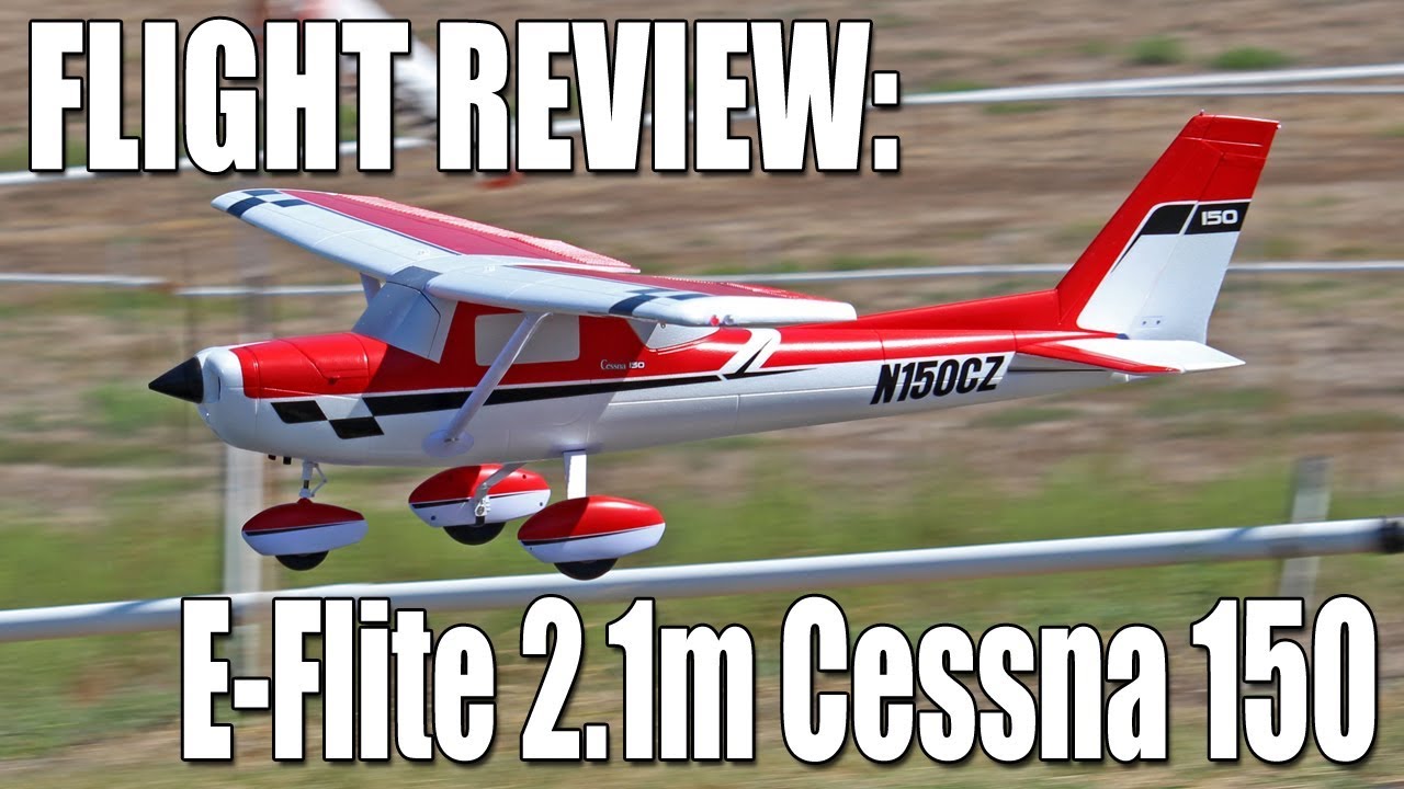 Обзор сборки и полёта — E-Flite 2.1m Carbon-Z Cessna 150 Aerobat