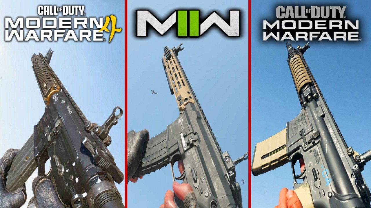Modern Warfare 4 vs Call of Duty Weapons Comparison