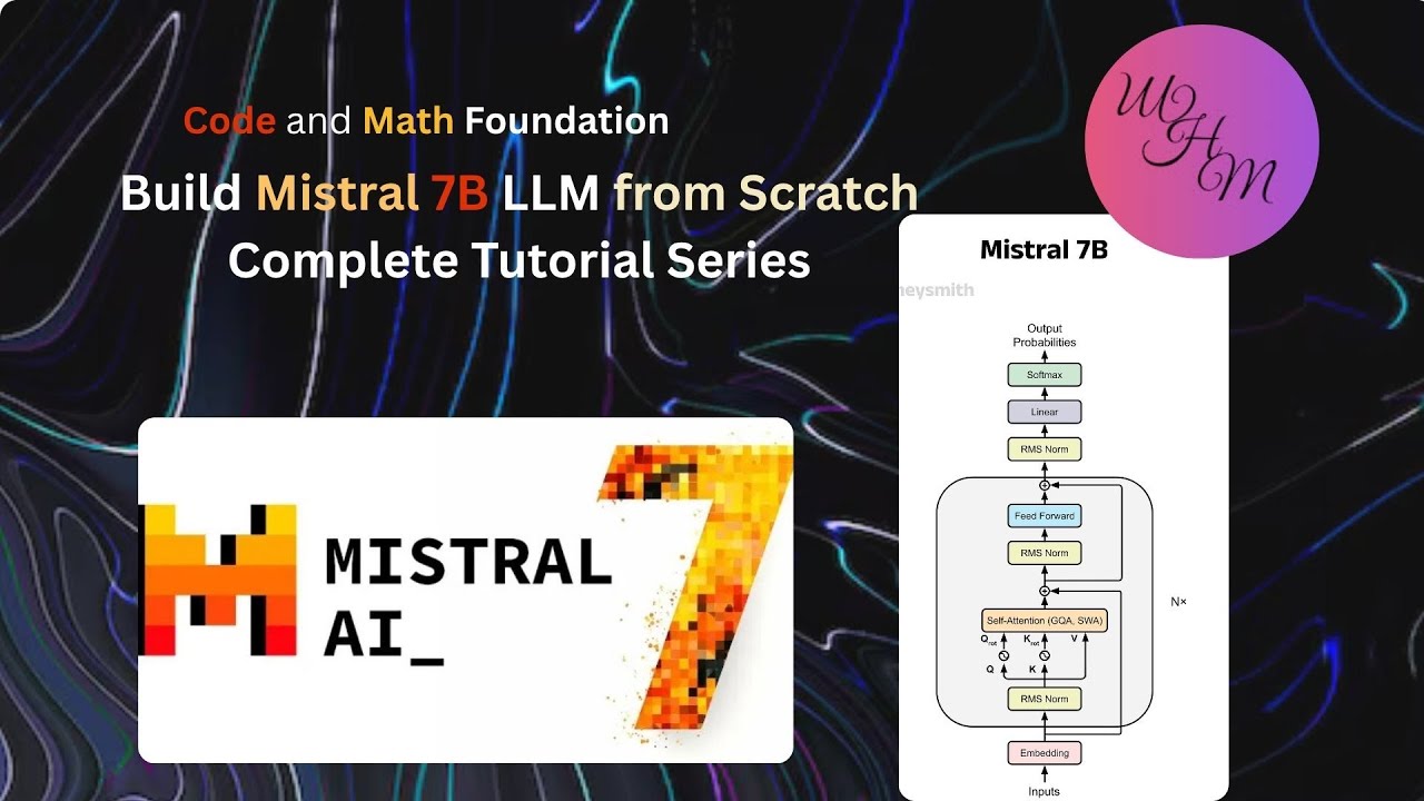 🚀 Build Mistral 7B LLM from Scratch - Complete Tutorial Code & math foundation of mistral 7b