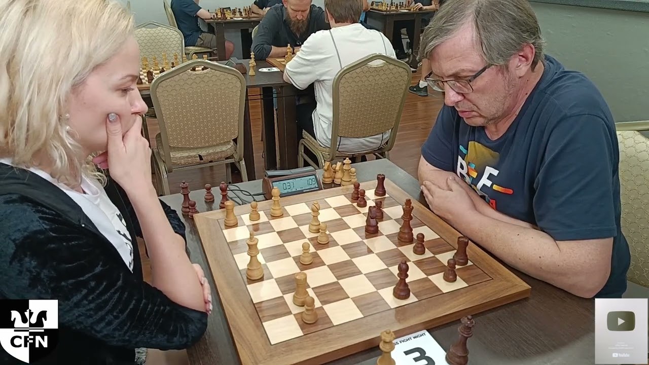 WGM M. Fominykh (2008) v IM Coach (2019). Chess Fight Night. CFN. Blitz