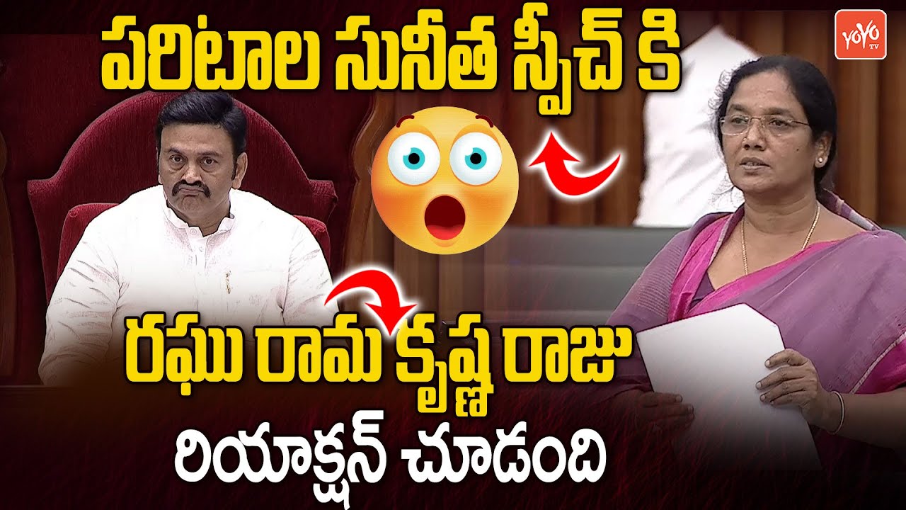 MLA Paritala Sunitha Speech in Assembly | Raghu Rama Krishna Raju | YS Jagan | Nara Lokesh |YOYO TV