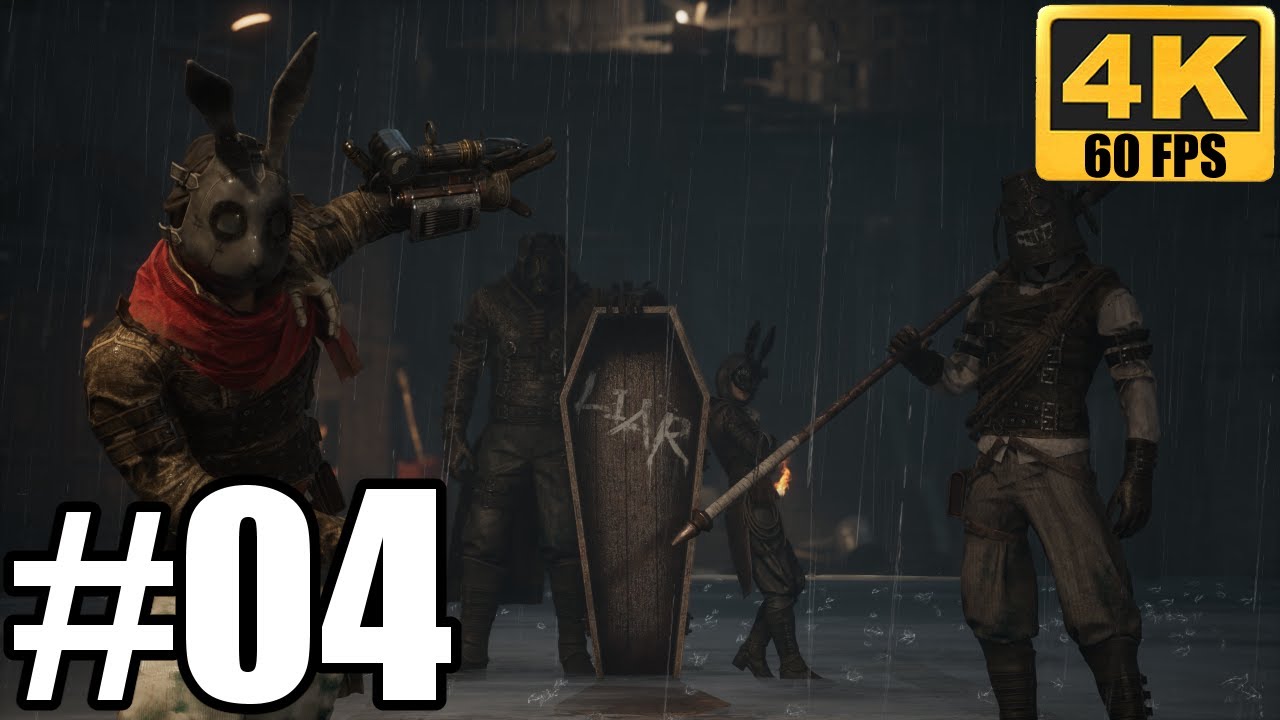 Lies of P 4K 60fps PC Ultra Settings Part 4 Gameplay Malum District & Black Rabbit Brotherhood
