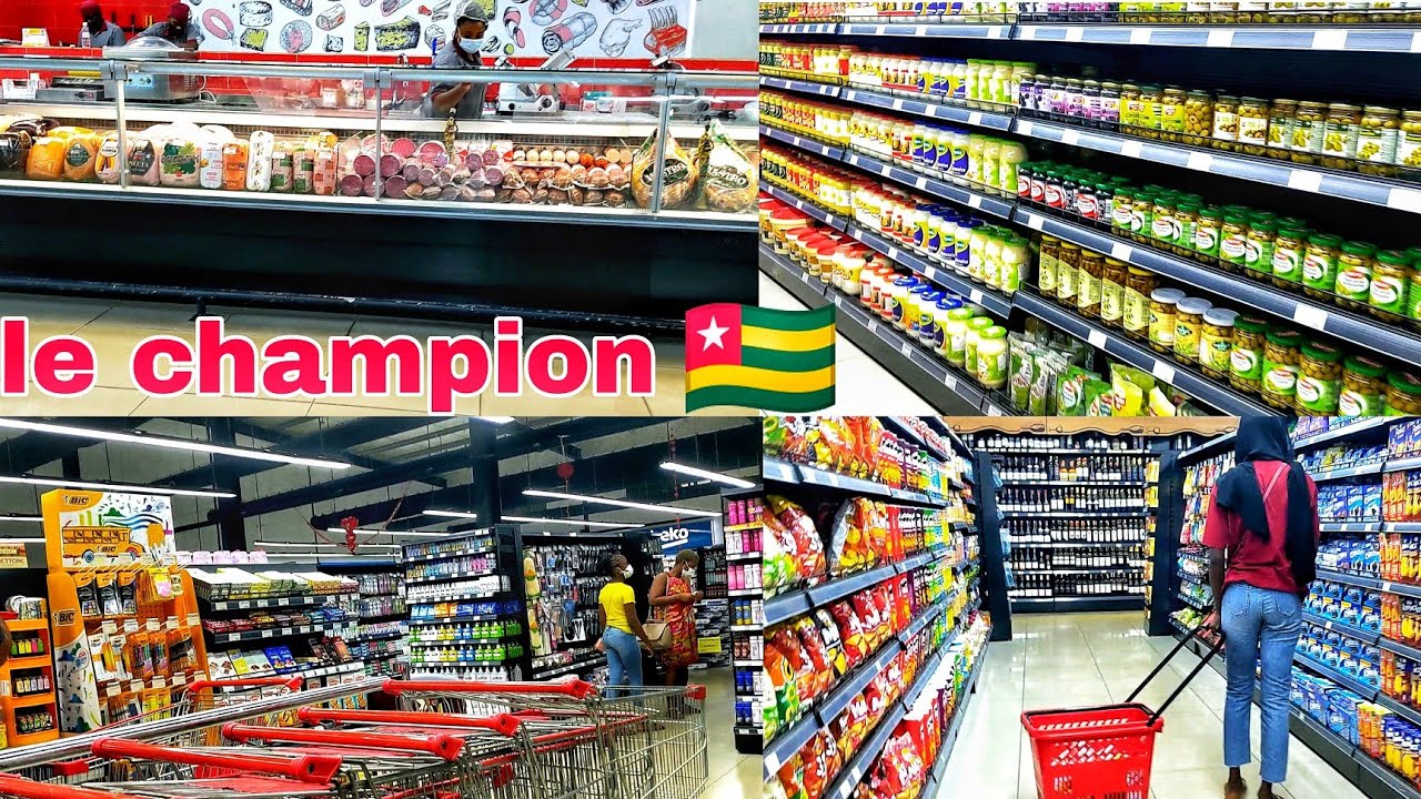 Le champion super market tour part 2. What a super market looks like in Lomé Togo west Africa 🇹🇬🇹🇬