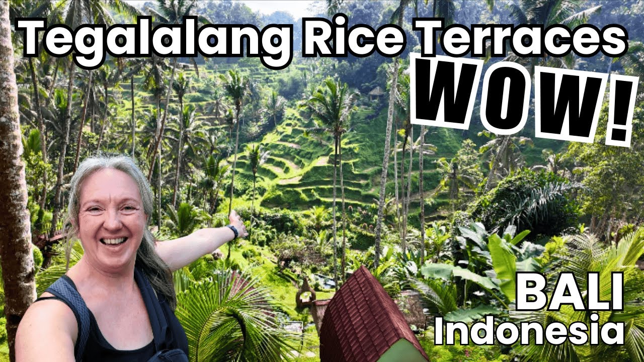 Exploring the Tegalalang Rice Terraces  Ubud Bali | Top thing to do in Bali | solo travel vlog Bali