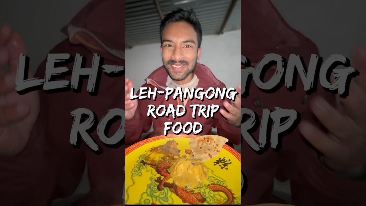 Pangong Lake Road Trip Food! 🏔️🍝