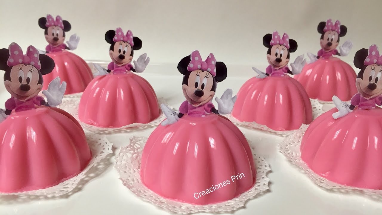Gelatinas de Minnie Mouse individuales