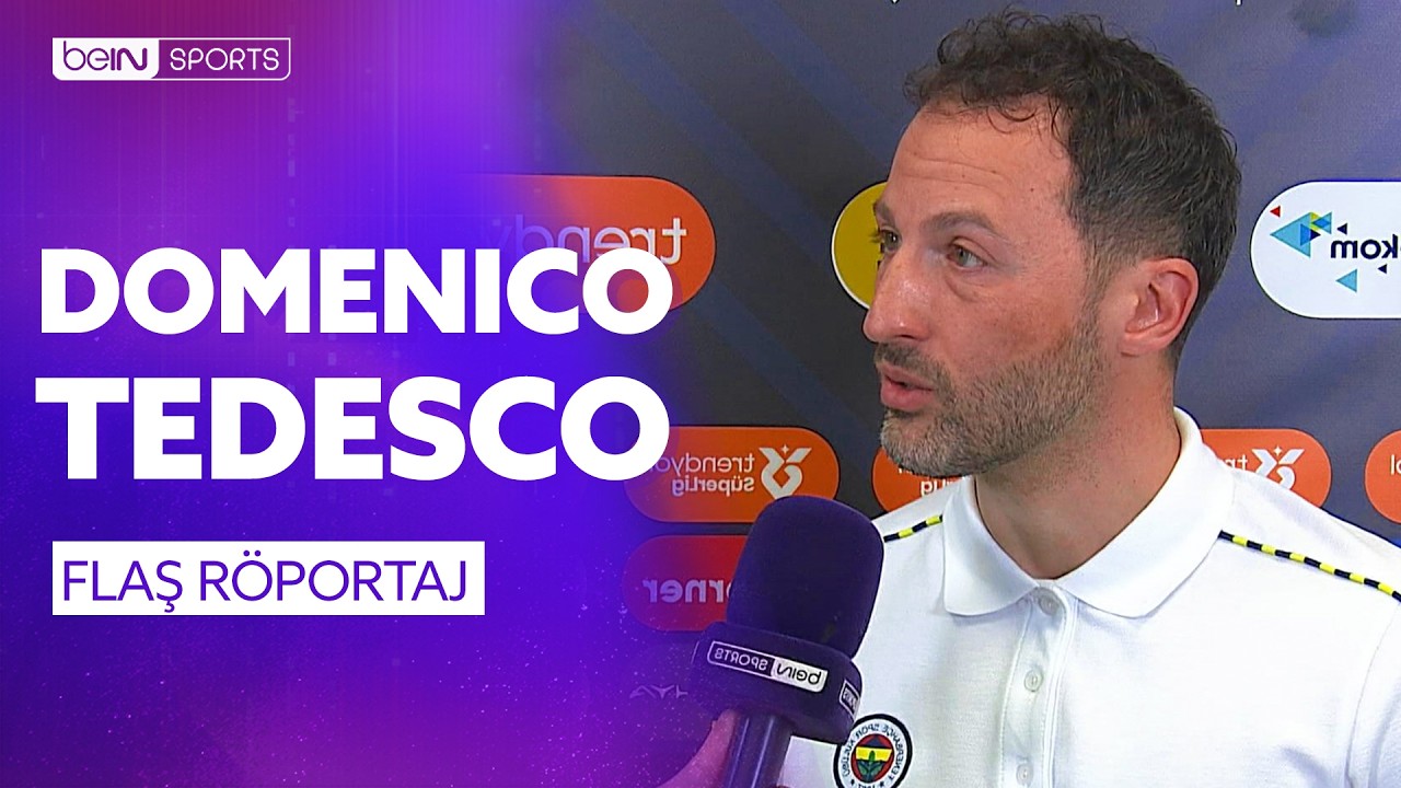 Kayserispor - Fenerbah&ccedil;e Ma&ccedil; Sonu Teknik Direkt&ouml;r Domenico Tedesco'nun A&ccedil;ıklamaları
