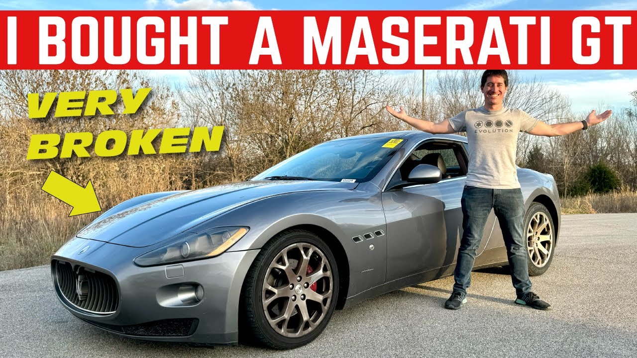 I Bought The CHEAPEST (Broken) Maserati GranTurismo In The US