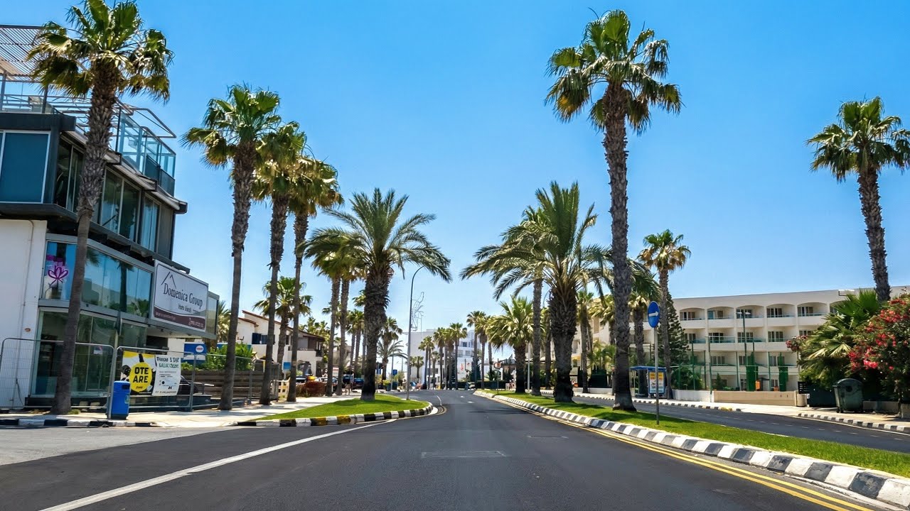 🇨🇾 Поездка из ПАФОСА на Пляж КУРИОН 4К, Кипр