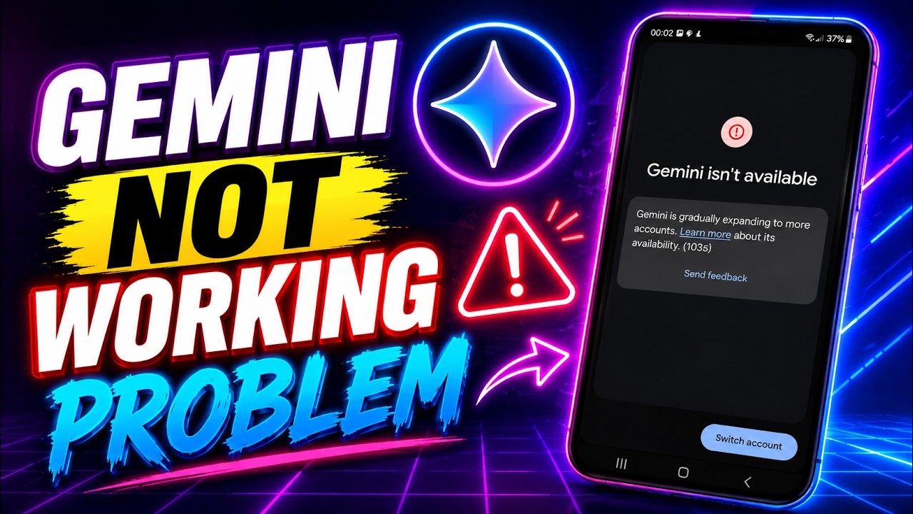 How to Fix Gemini Not Working Problem (2026) | Google Gemini Fix