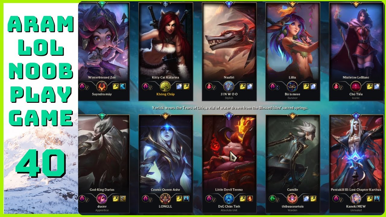 [40] Aram League Of Legends (2024) Liên Minh Huyền Thoại Noob Play Game NoobPlanet