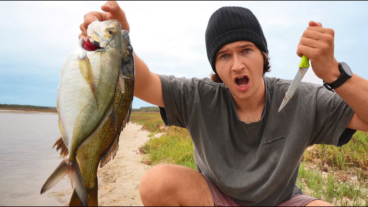 Eating Only What I Catch For 3 Days!! (Fishing Edition)