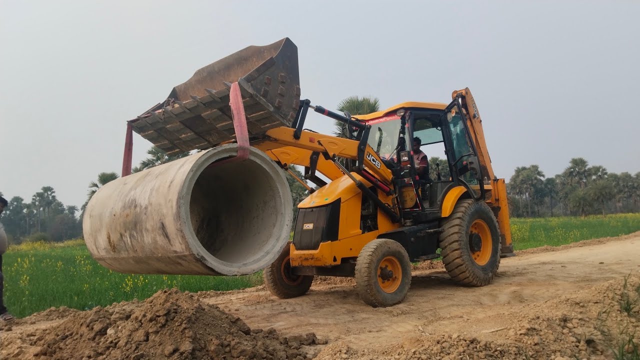 JCB Driver Life 🥰 न्यू सड़क निर्माण 🔥नाला लोडिंग Part - 1 #yfacts #tranding #videos 