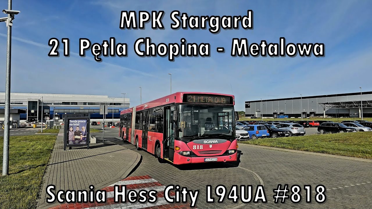MPK Stargard - linia 21, Scania Hess City L94UA #818