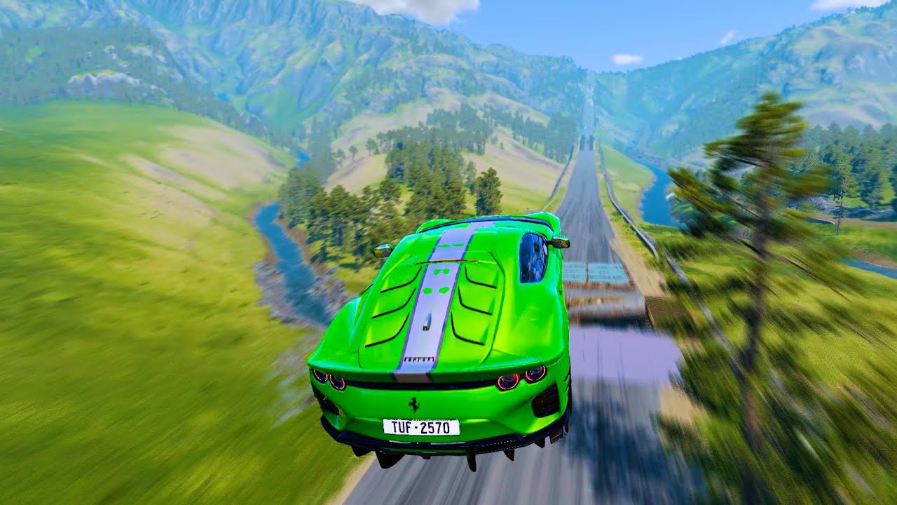 Full Throttle INSANE Long Downhill Mayhem! | BeamNG.drive Epic Crashes & Speed Test