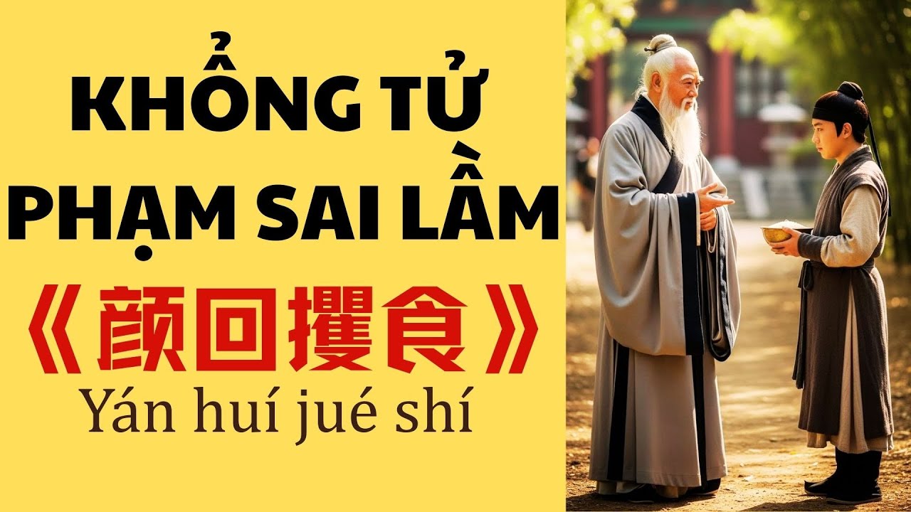 Học tiếng Trung qua câu chuyện Sai lầm của Khổng Tử 孔子犯错 | #hoctiengtrung #tiengtrunglegia