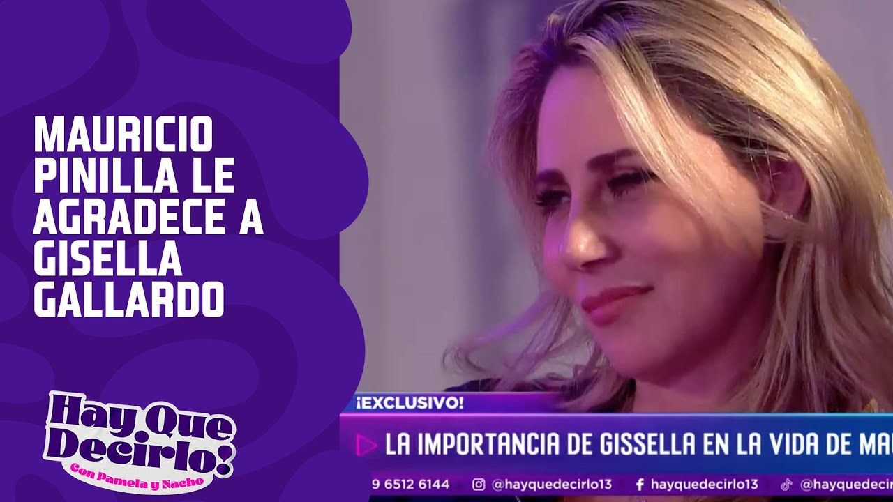 Mauricio Pinilla le agradece a Gisella Gallardo: 