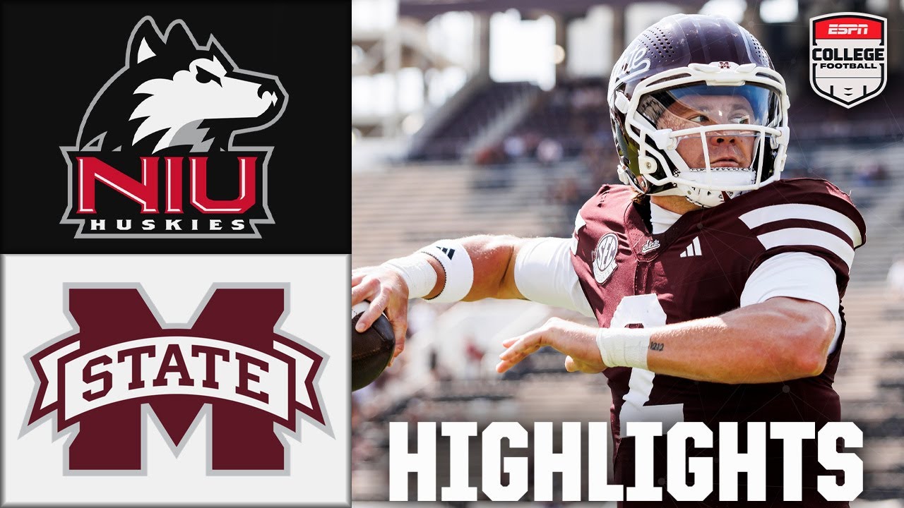 Northern Illinois Huskies против Mississippi State Bulldogs | Полные обзоры матча | ESPN CFB