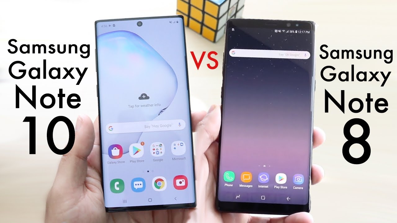 Samsung Galaxy Note 10 Vs Samsung Galaxy Note 8! (Comparison) (Review)