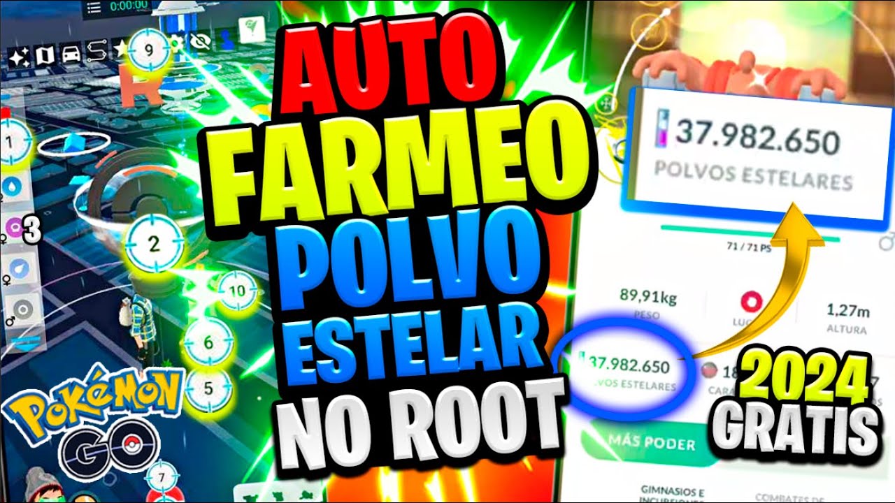 🚨+ DE 30.000.000M de POLVO ESTELAR EN POKEMON GO🚨TRUCAZO AUTOFARMEO TEAM ROCKET GRATUITO🚨TRUCO 2024🚨