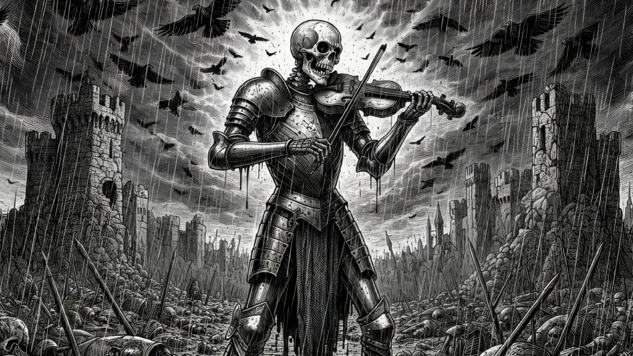 Procession of the Bone Knight | Dark Violin Instrumental Metal