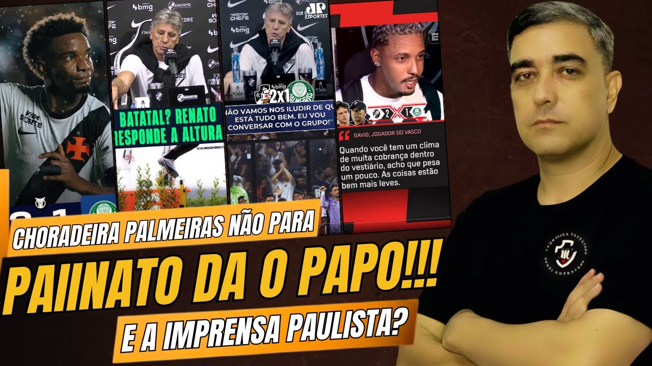 RENATO COLOCA ALBEL NO BOLSO E PALMEIRAS CHORA - DVD ABRE O JOGO SOBRE DINIZ - TH MENDES SOBRA NO BR