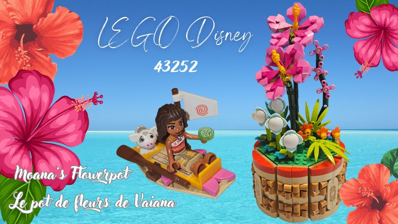 LEGO Disney 43252 Le pot de Fleurs de Vaiana / Moana's Flowerpot