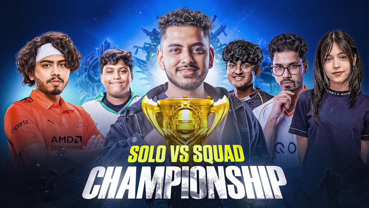 SOLO VS SQUAD CHAMPIONSHIP ft. ESPORTS PLAYERS