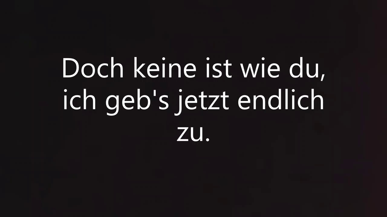 Keine ist wie du - Joel Brandenstein (Lyrics)